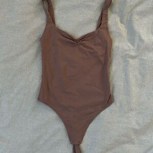 Aritzia light Brown Bodysuit